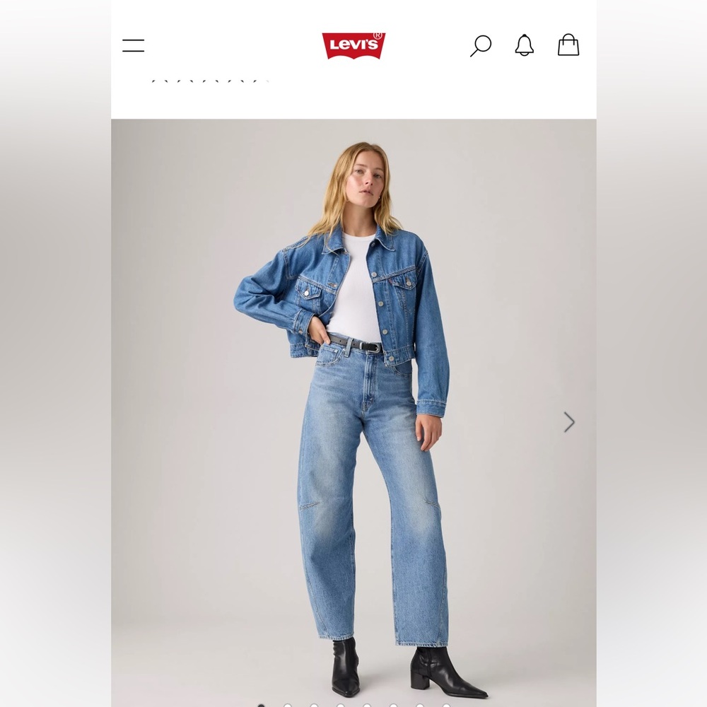Levi’s Cinch Waist Barrel Jeans